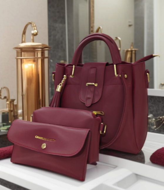 Uzma's 3 PC's Handbag