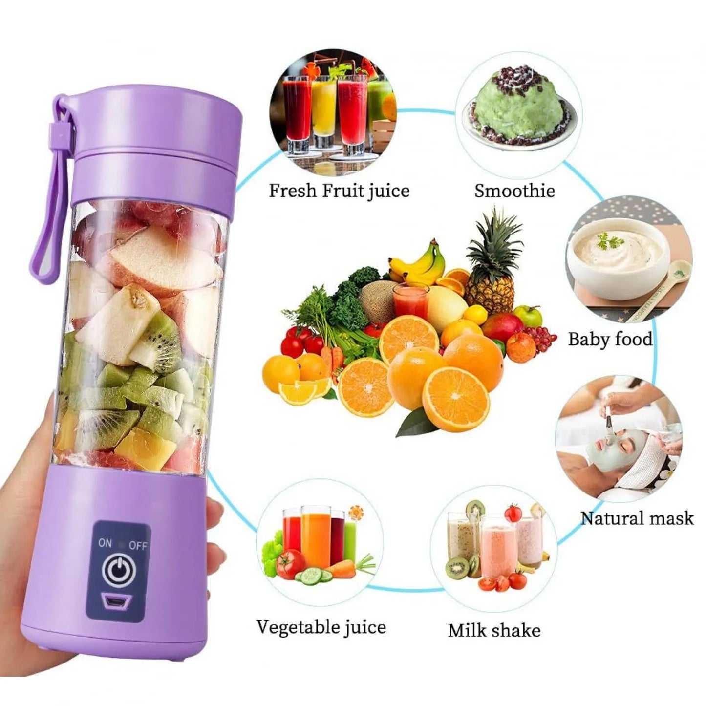 Rechargeable Juicer Blender